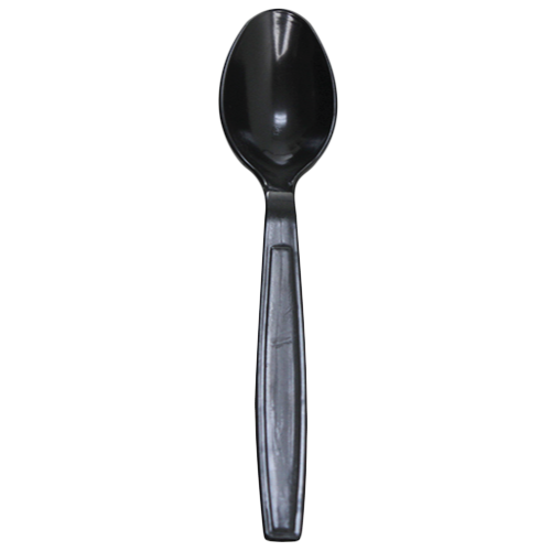 Karat PS Extra Heavy Weight Tea Spoons - Black - 1,000 ct - CustomPaperCup.com