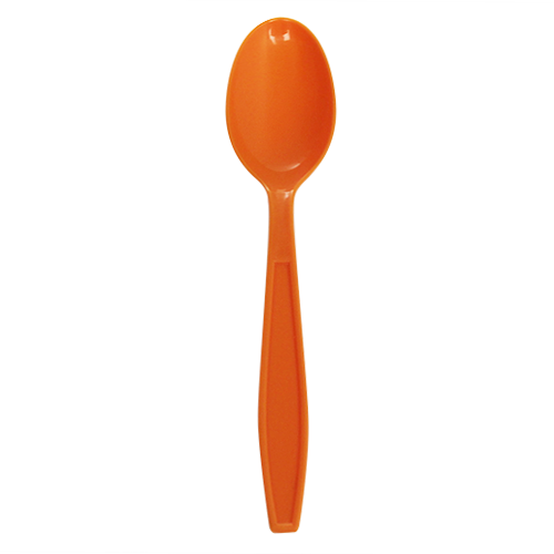 Karat PP Extra Heavy Weight Tea Spoons - Orange - 1,000 ct - CustomPaperCup.com