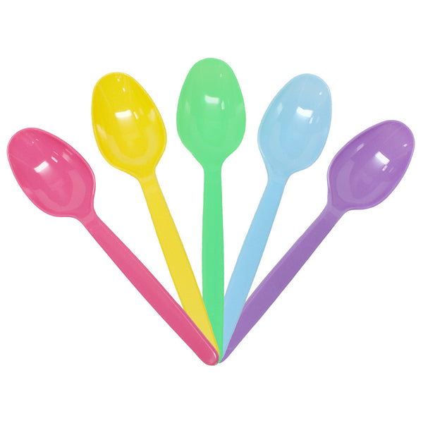 Karat PS Heavy Weight Tea Spoons - Rainbow - 1,000 ct - CustomPaperCup.com