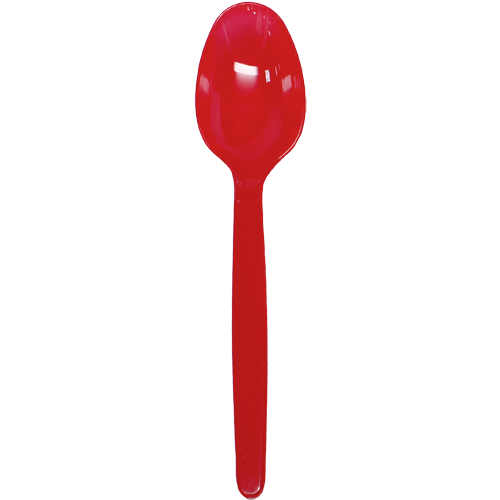 Karat PS Heavy Weight Tea Spoons - Red - 1,000 ct - CustomPaperCup.com