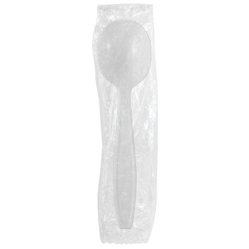 Karat PP Heavy Weight Soup Spoons - White - Wrapped - 1,000 ct - CustomPaperCup.com